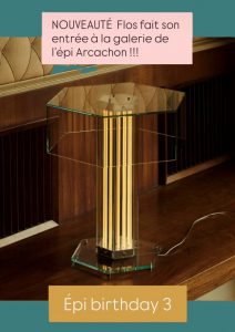 Luminaires Flos à la Galerie de l'Épi à Arcachon